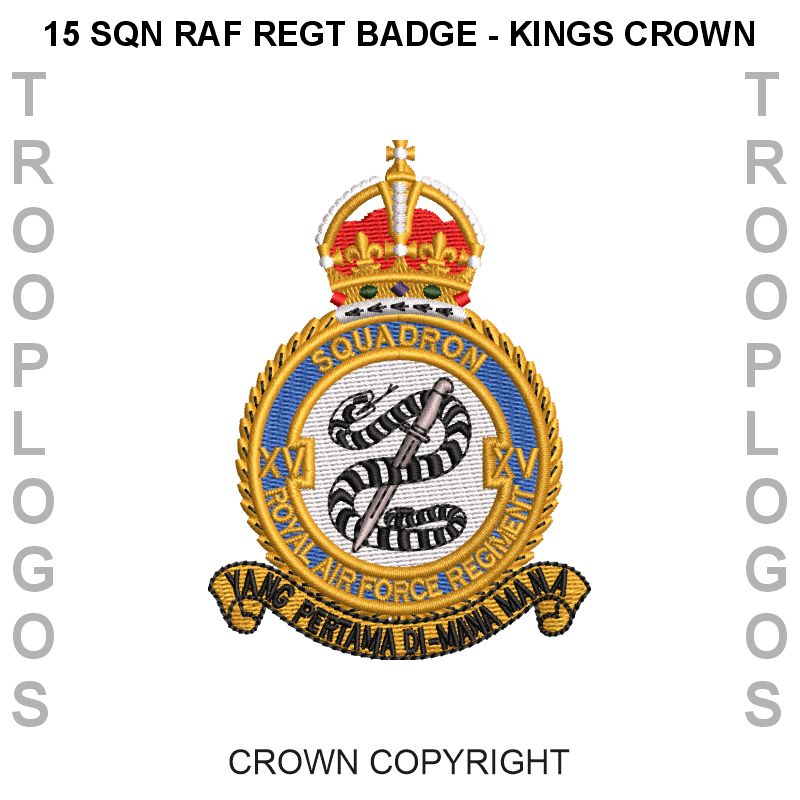 15 Sqn RAF Regiment Cotton T-shirt
