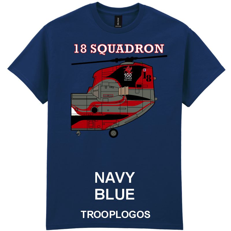 18 Sqn RAF Tail Livery Navy Blue T-shirt