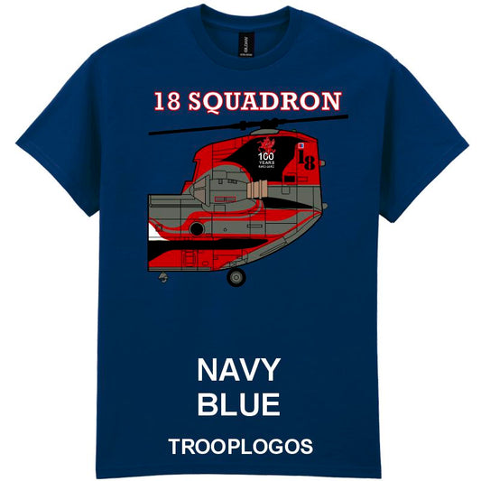18 Sqn RAF Tail Livery Navy Blue T-shirt