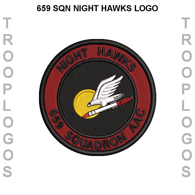 659 Sqn AAC Night Hawks Logo