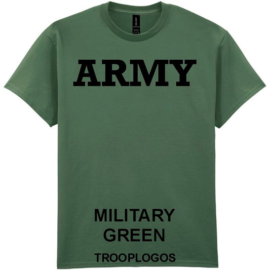 ARMY Printed Cotton T-shirt