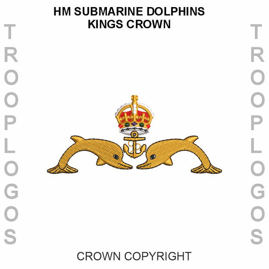 HM Submarine Dolphins Kings Crown