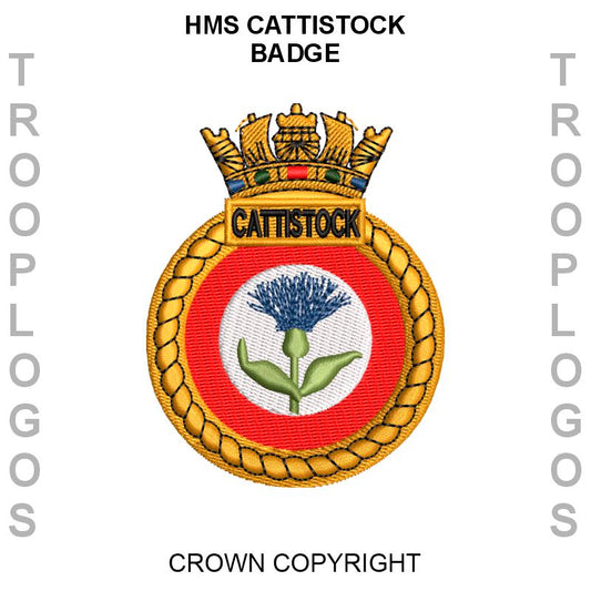 HMS Cattistock Badge