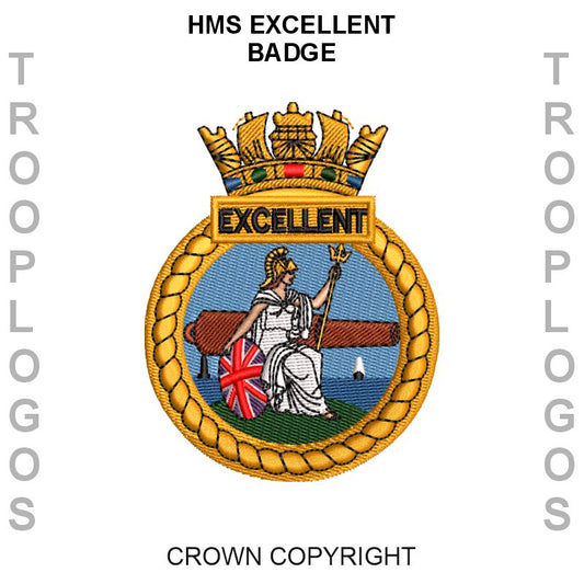 HMS Excellent Badge