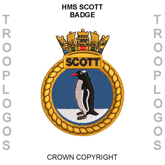 HMS Scott Badge