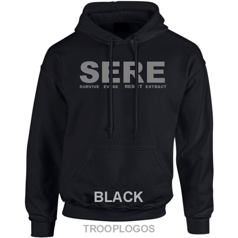 SERE Survive Evade Resist Extract Printed Unisex Hoodie