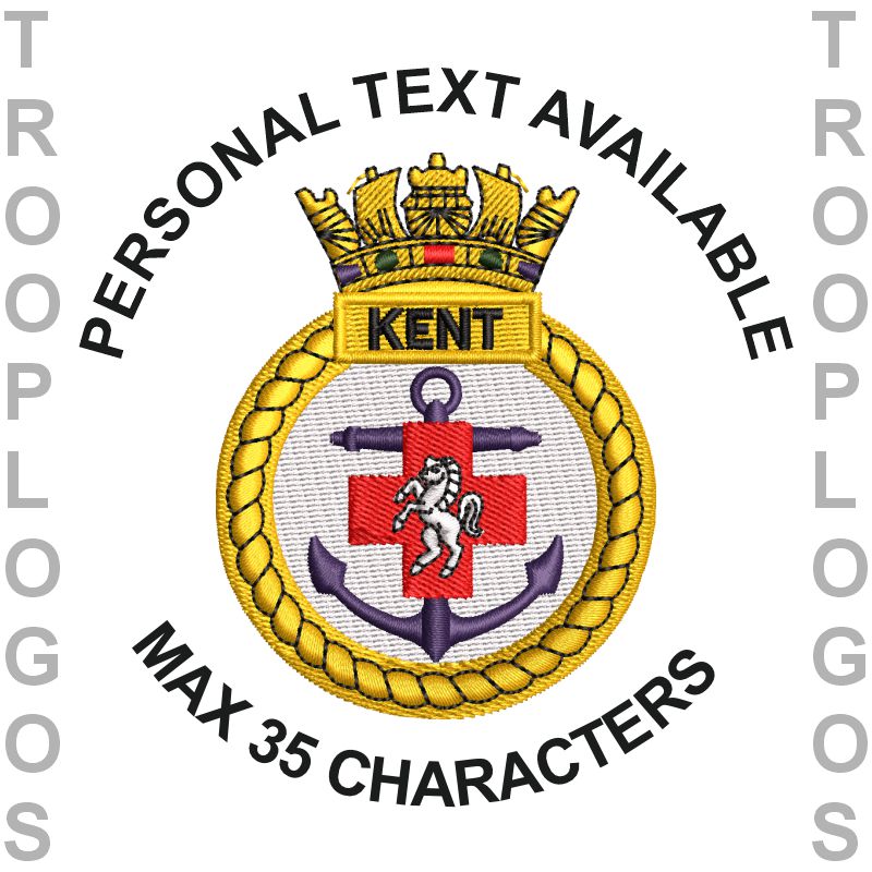 HMS Kent Badge