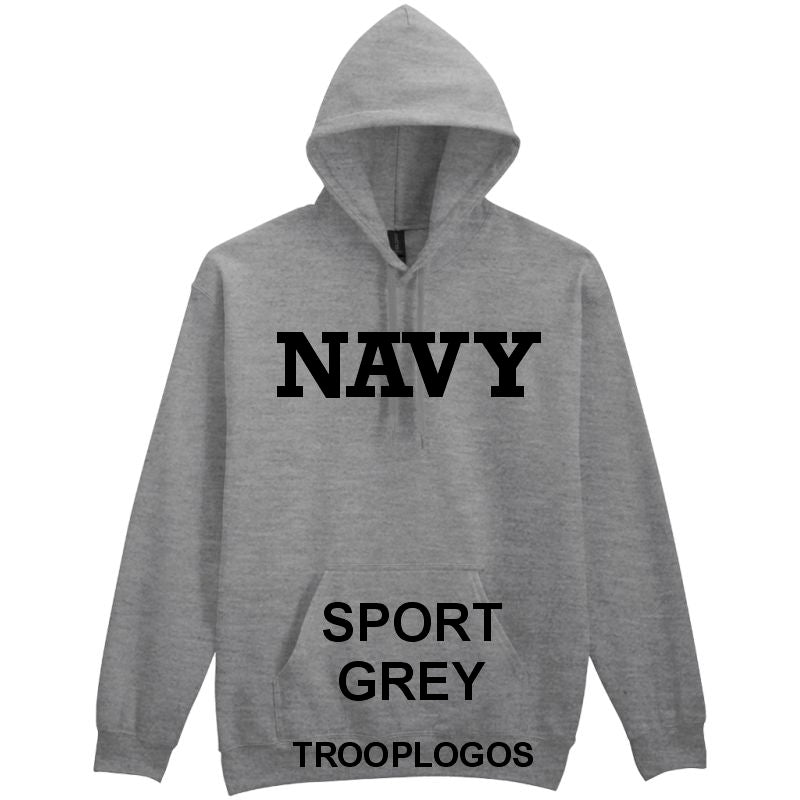 NAVY Printed Hoodie