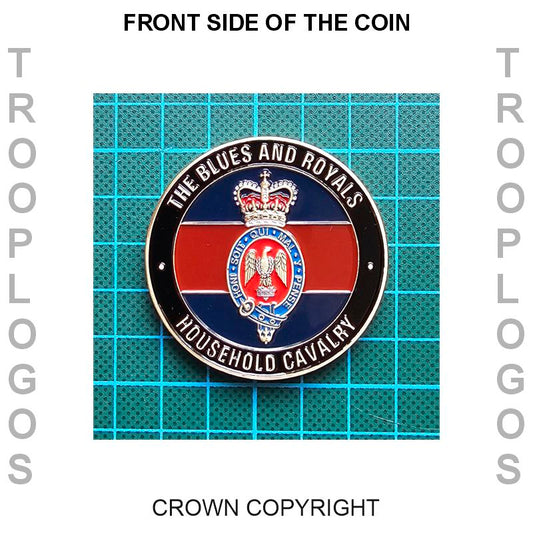 The Blues and Royals Challenge Coin