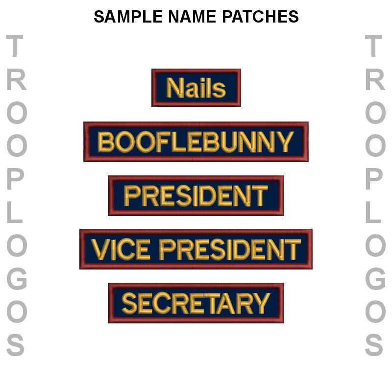 HDVRC Biker Name Patch