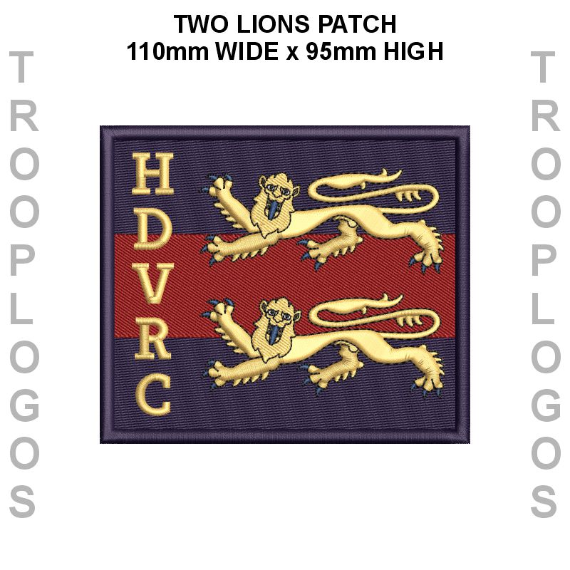 HDVRC Two Lions Patch