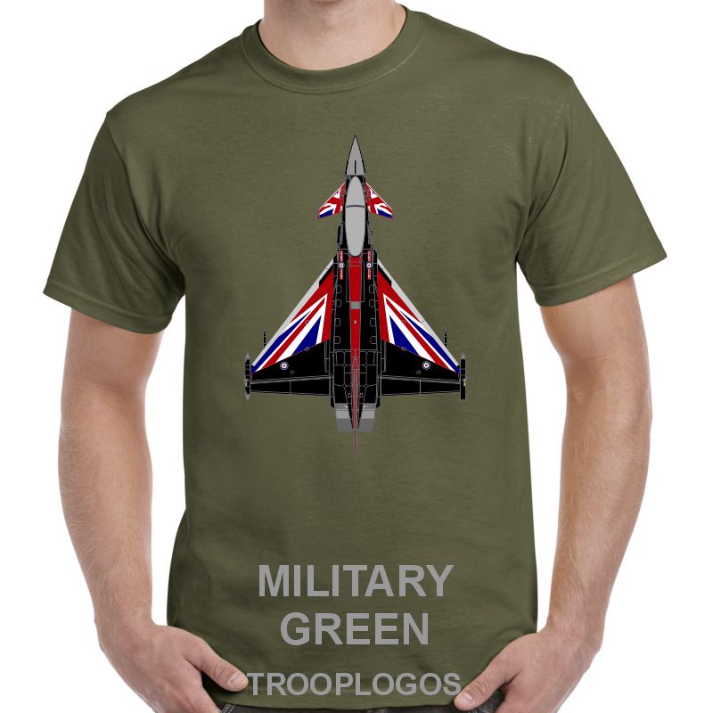 RAF Typhoon Black Jack Livery Printed Cotton T-shirt