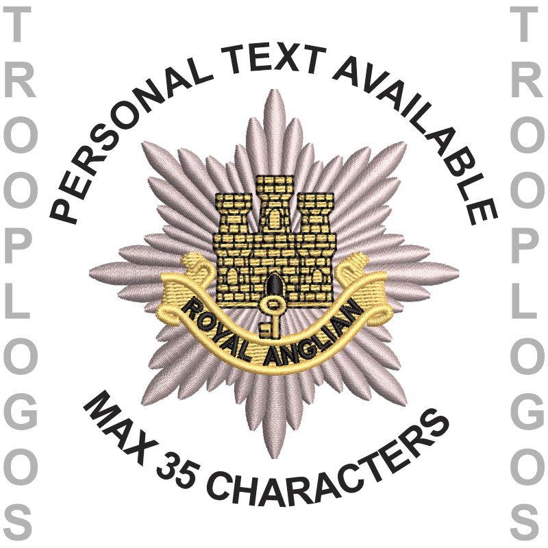 Royal Anglian Embroidered Badge