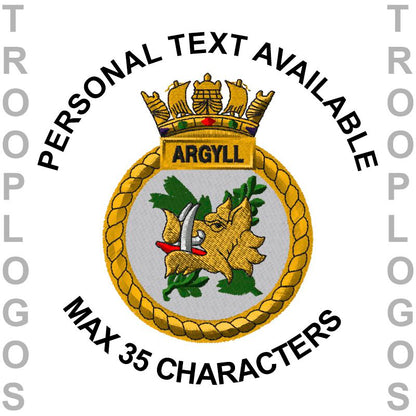 HMS Argyll Badge