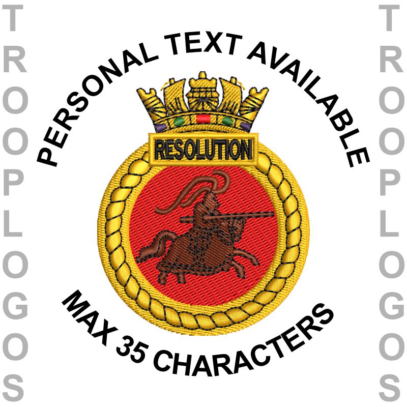 HMS Resolution Badge