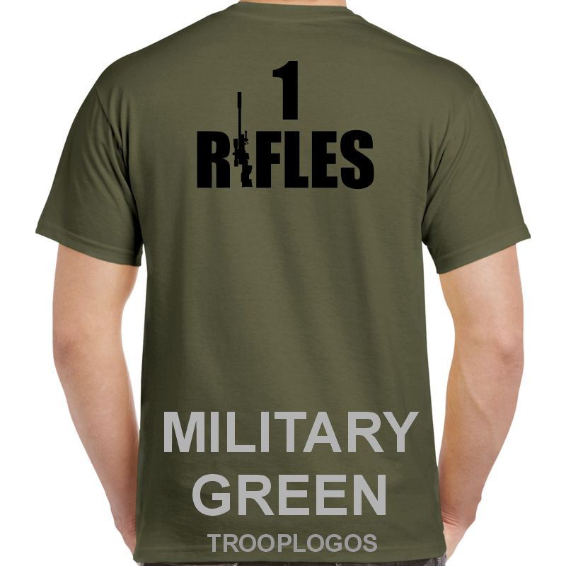 The Rifles Rear Print Cotton T-shirt