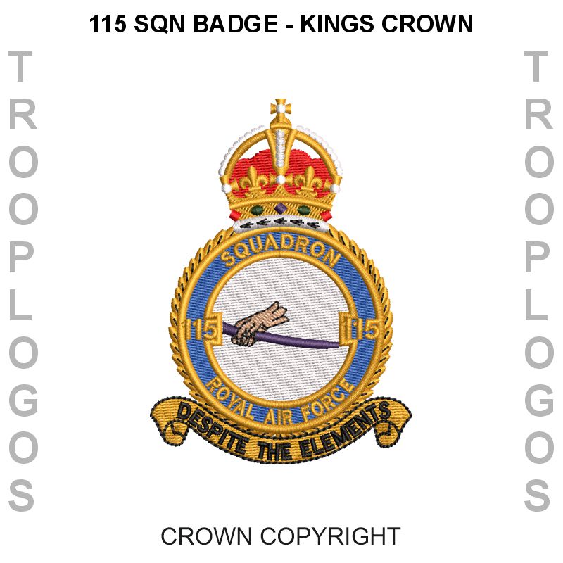 115 Squadron RAF Fleece Jacket