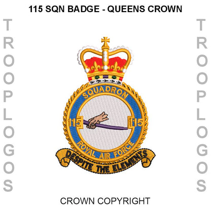 115 Squadron RAF Fleece Jacket