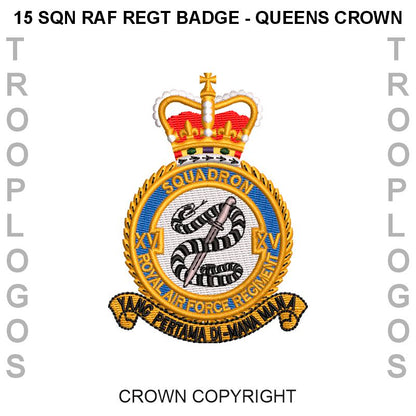 15 Sqn RAF Regiment Cotton T-shirt