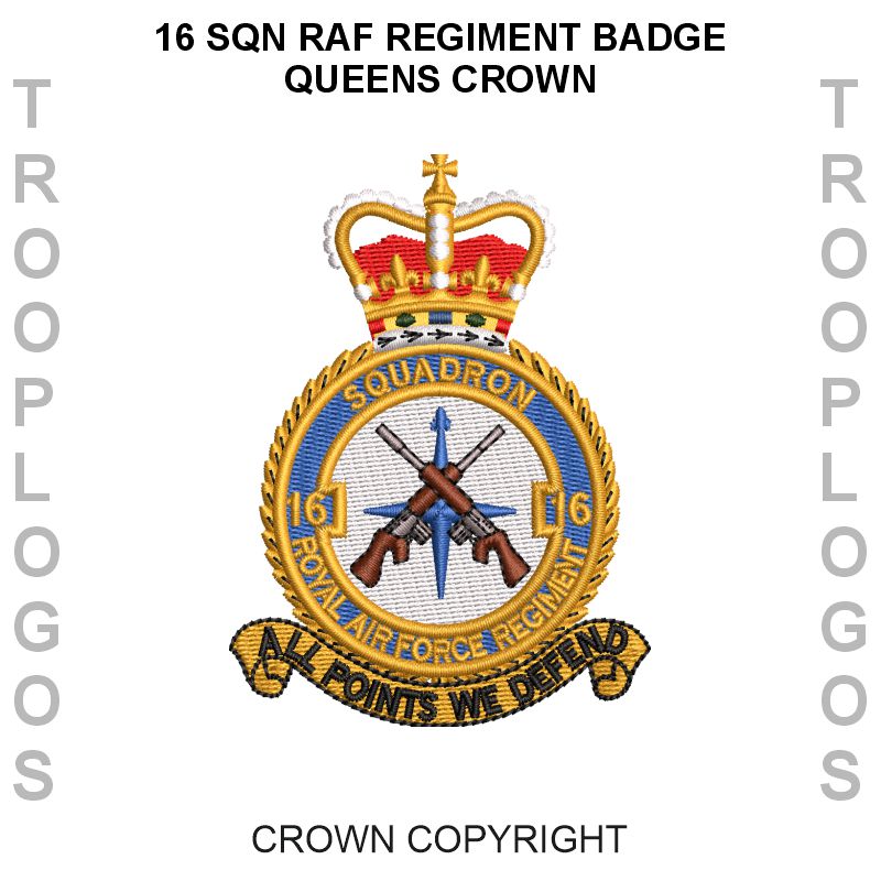 16 Sqn RAF Regiment Cotton T-shirt