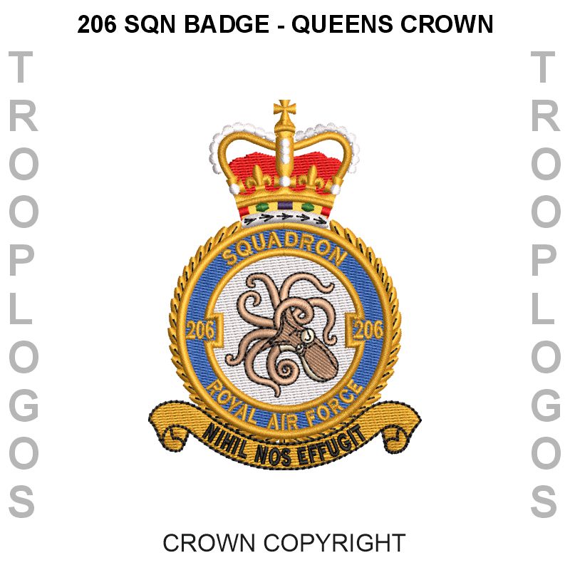 206 Squadron RAF Fleece Jacket