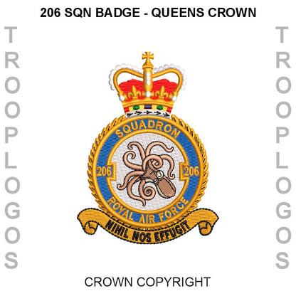 206 Squadron RAF Fleece Jacket