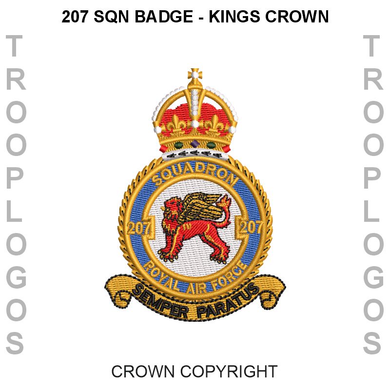 207 Squadron RAF Fleece Jacket