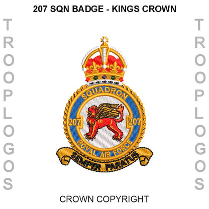 207 Squadron RAF Fleece Jacket