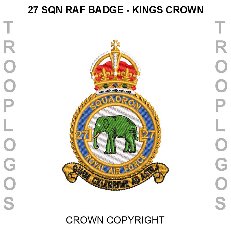 27 Squadron RAF Fleece Jacket