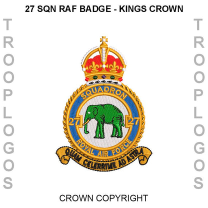 27 Squadron RAF Fleece Jacket