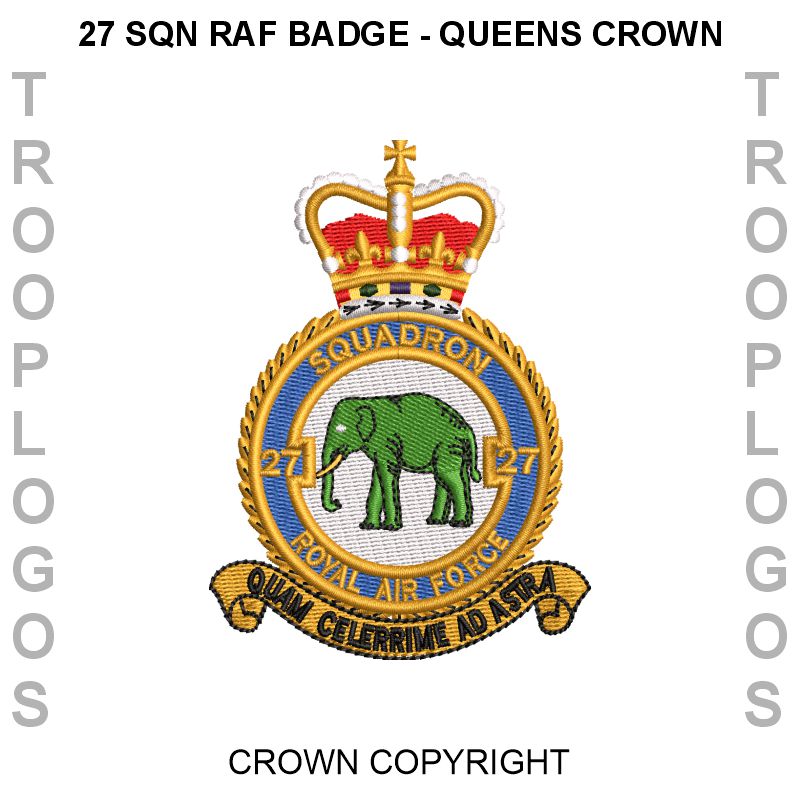 27 Squadron RAF Fleece Jacket