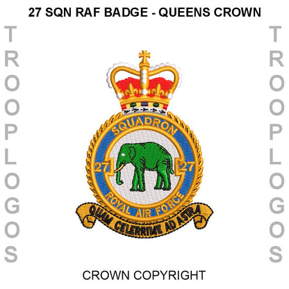 27 Squadron RAF Fleece Jacket