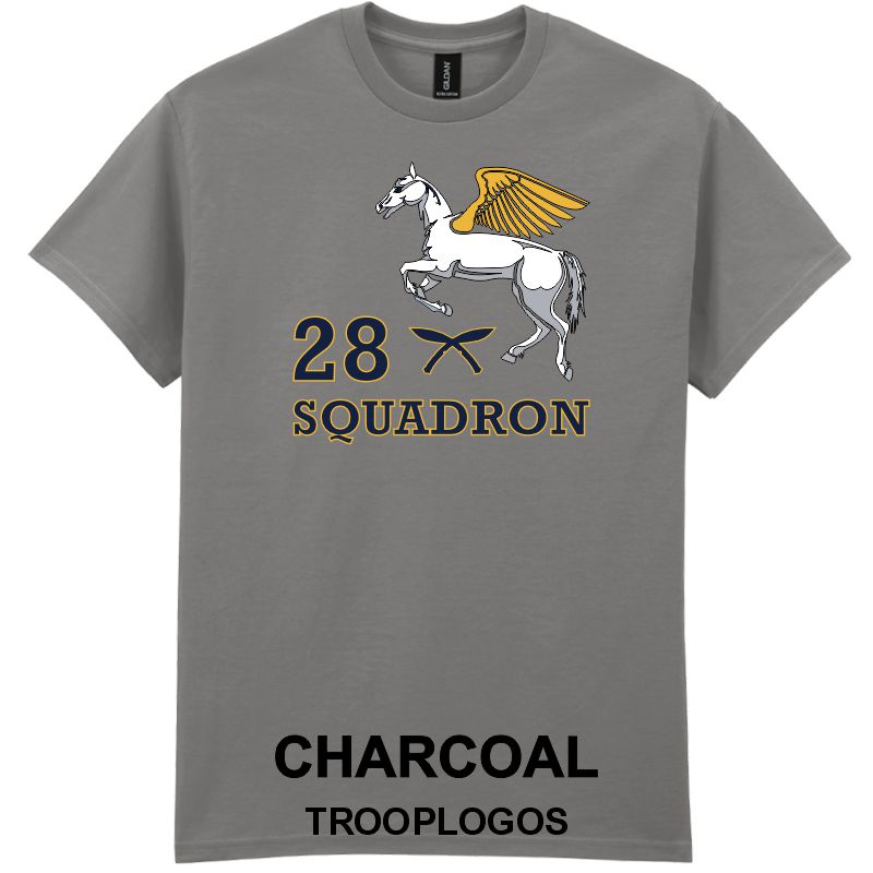 28 Sqn RAF Pegasus Printed Cotton T-shirt