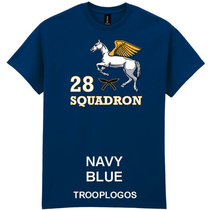 28 Sqn RAF Pegasus Printed Cotton T-shirt