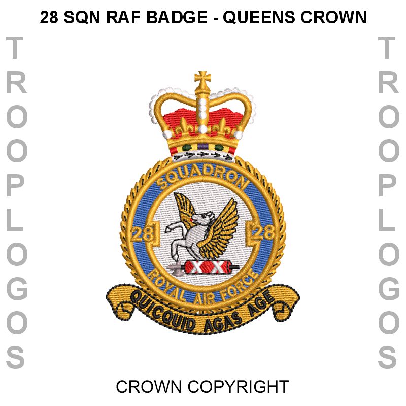 28 Squadron RAF Cotton T-shirt