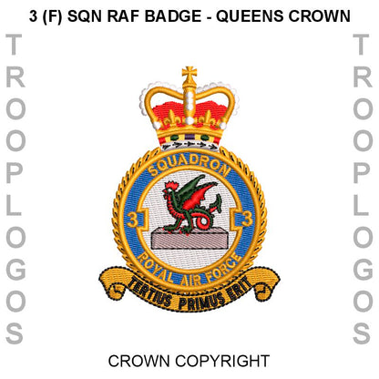3 (F) Squadron RAF Cotton T-shirt