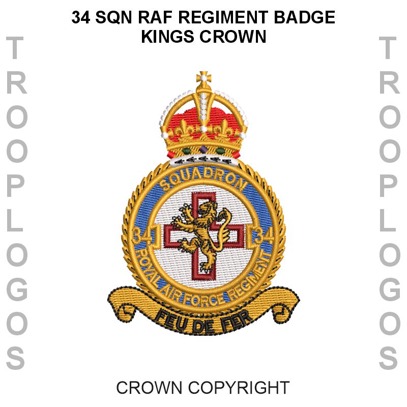 34 Sqn RAF Regiment Fleece Jacket