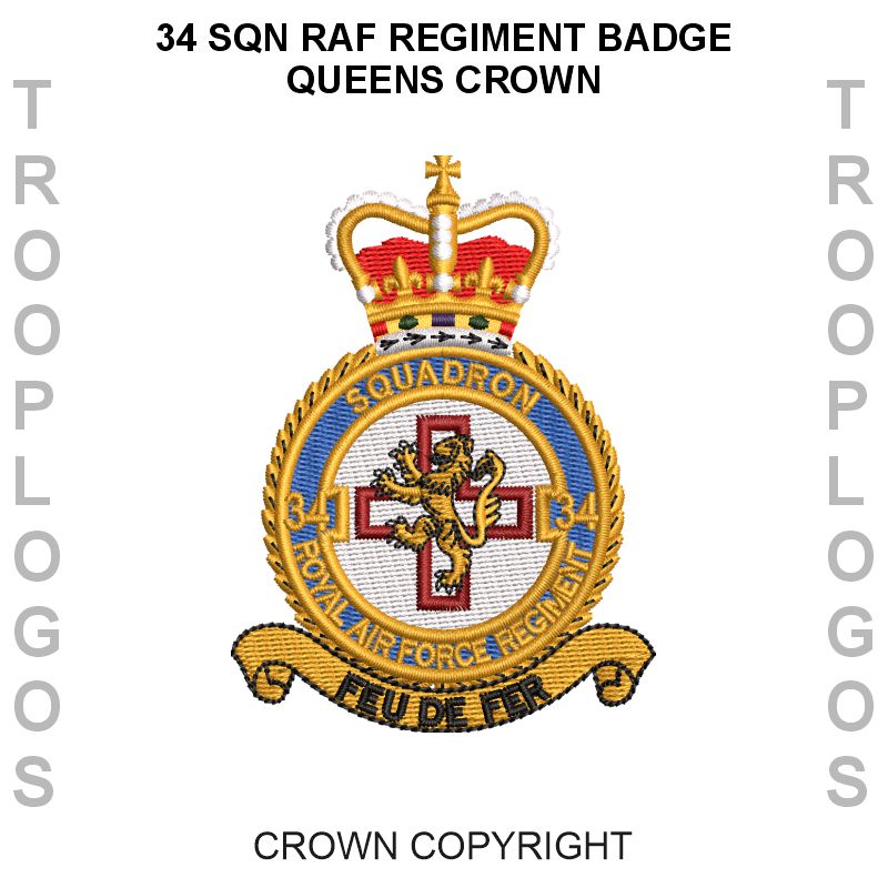 34 Sqn RAF Regiment Fleece Jacket