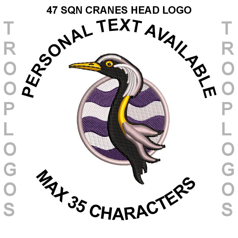 47 Sqn Cranes Head Logo