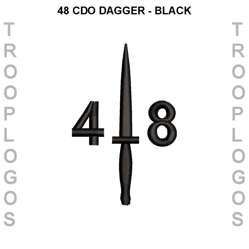 48 Cdo Dagger Black
