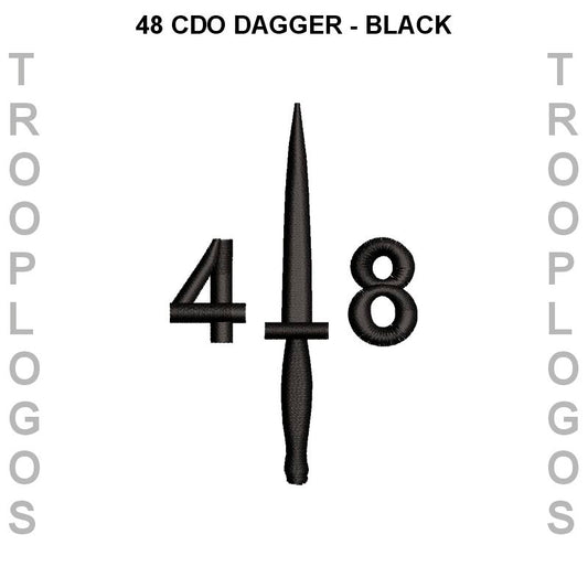 48 Cdo Dagger Black