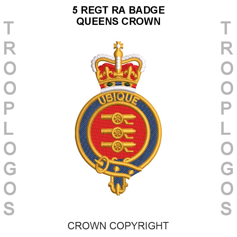 5 Regt RA Badge