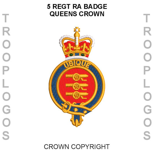 5 Regt RA Badge