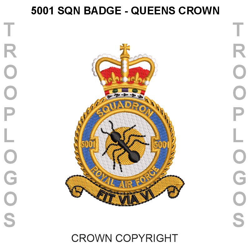 5001 Squadron RAF Fleece Jacket