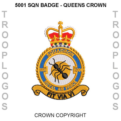 5001 Squadron RAF Fleece Jacket