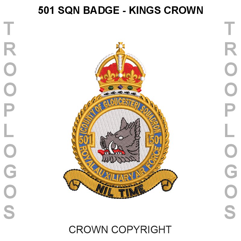 501 Squadron RAuxAF Fleece Jacket