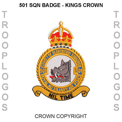 501 Squadron RAuxAF Fleece Jacket