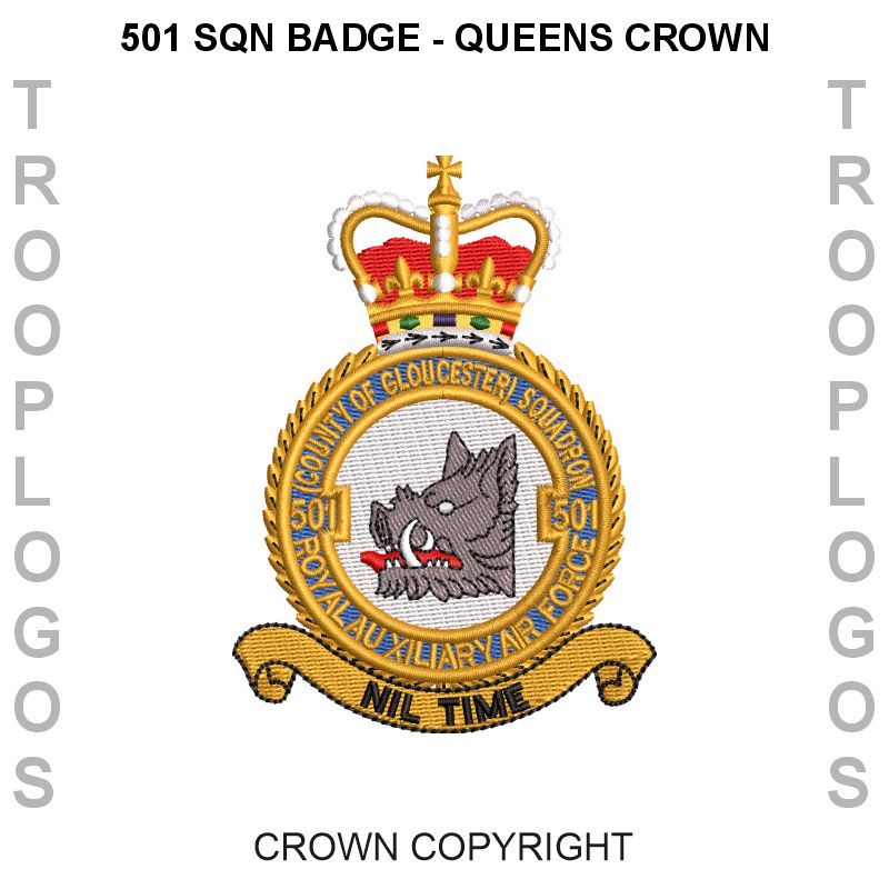 501 Squadron RAuxAF Fleece Jacket