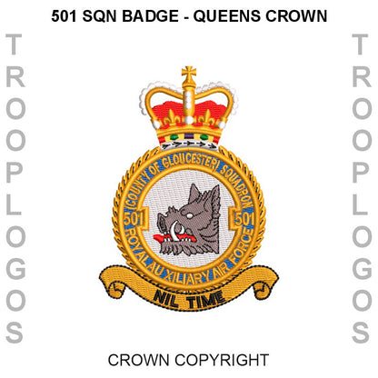 501 Squadron RAuxAF Fleece Jacket