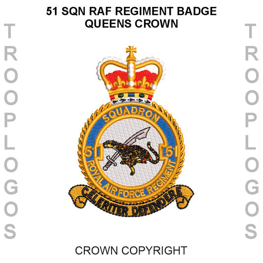 51 Sqn RAF Regiment Cotton T-shirt